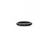 Bit on the Side Churchill black vitrified ceramic lid/plate cm 14.6