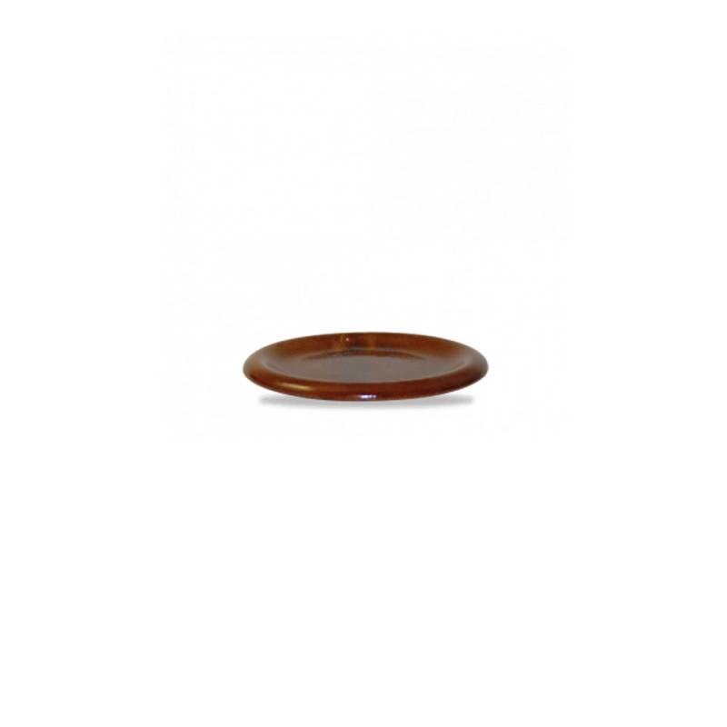 Bit on the Side Churchill brown vitrified ceramic lid/plate 14.6 cm