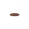 Coperchio/piatto Bit on the Side Churchill in ceramica vetrificata marrone cm 14,6