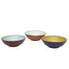 Mediterraneo Novità Home round spaghetti bowl in colorful ceramic cm 33