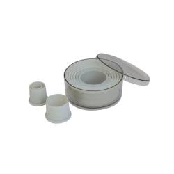 De Buyer round pasta cutter in white plastic