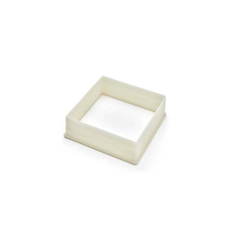 Tagliapasta quadrati De Buyer in plastica bianca