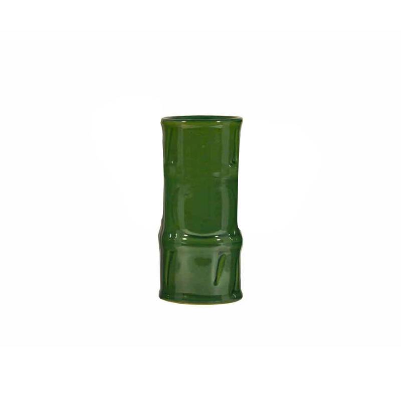 Tiki mug bamboo ceramica verde 55 cl