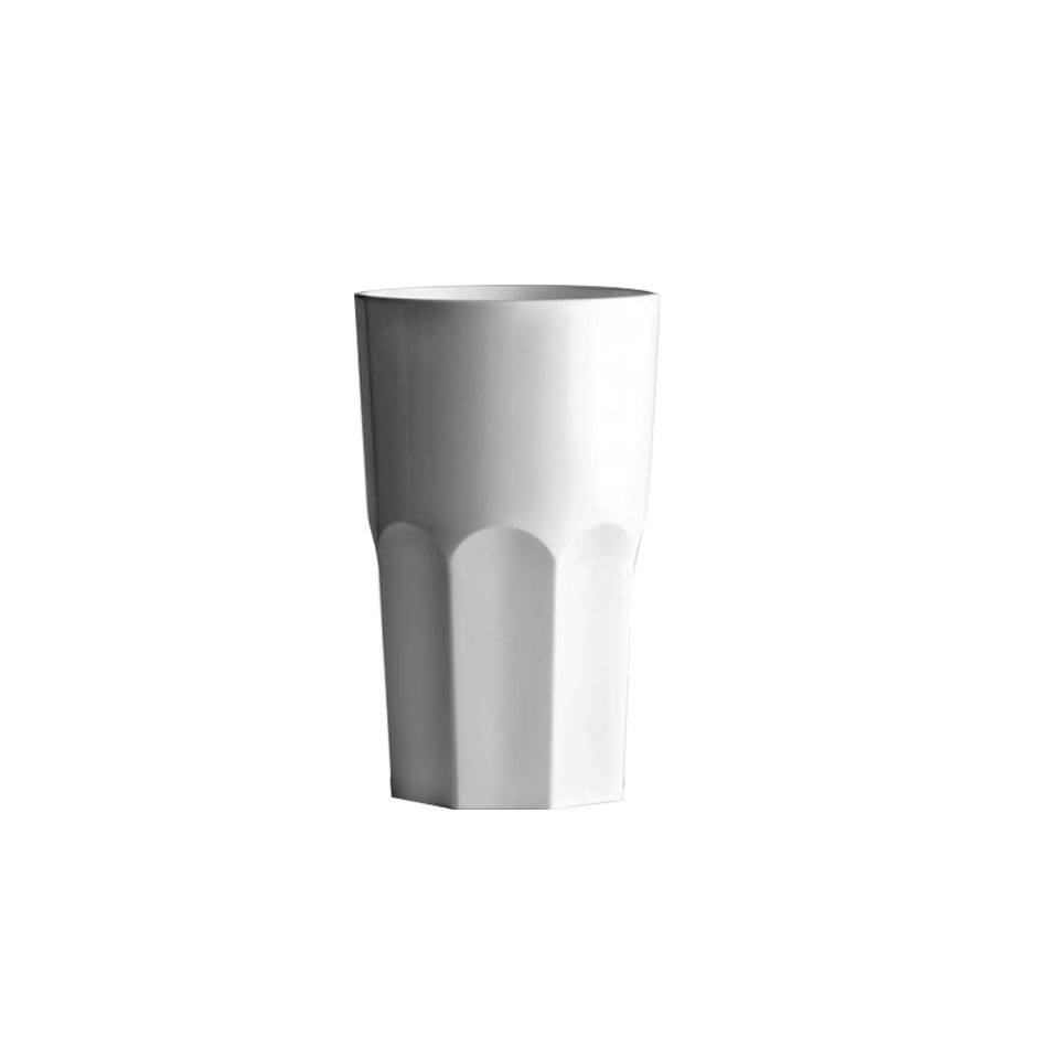 Granity white polycarbonate tumbler 1.8L