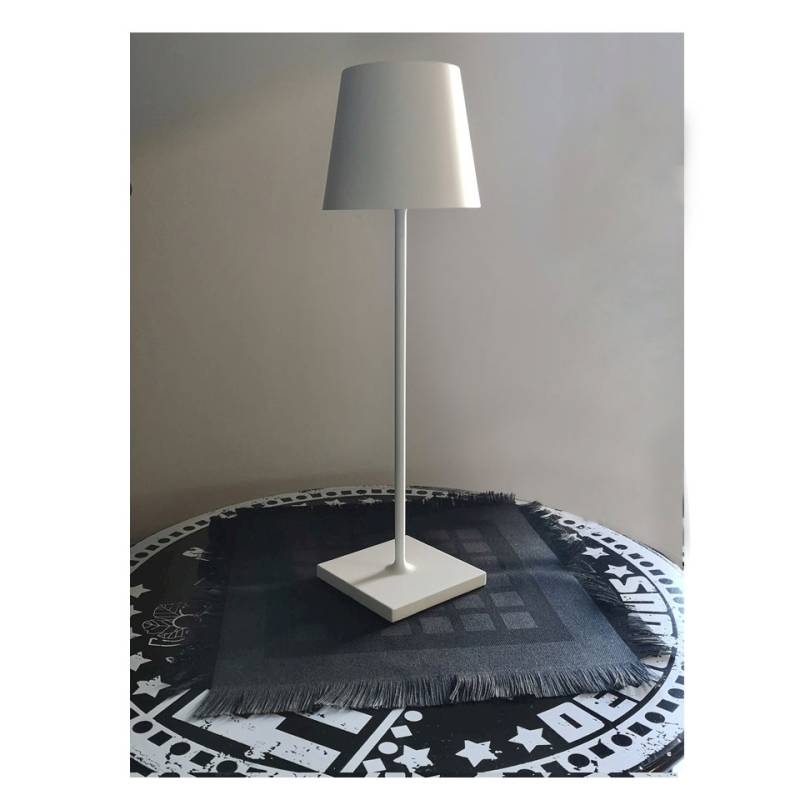 Frange en coton noir 33x33 cm