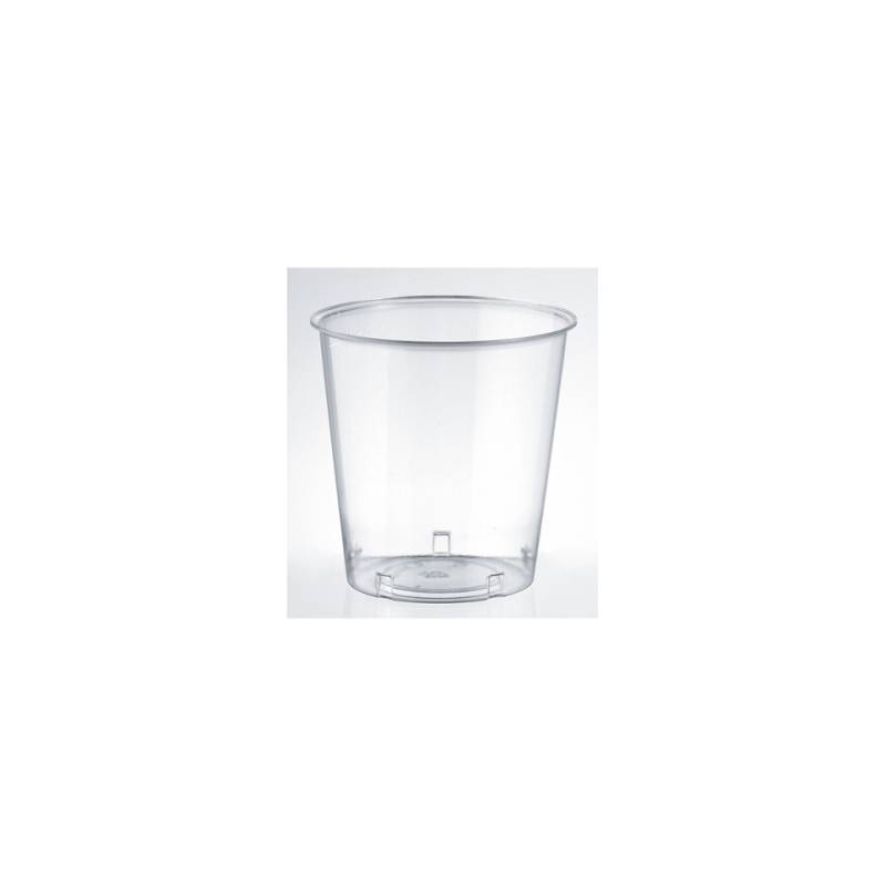 Bicchiere monouso Kristall ISAP in polistirolo base larga trasparente cl 30