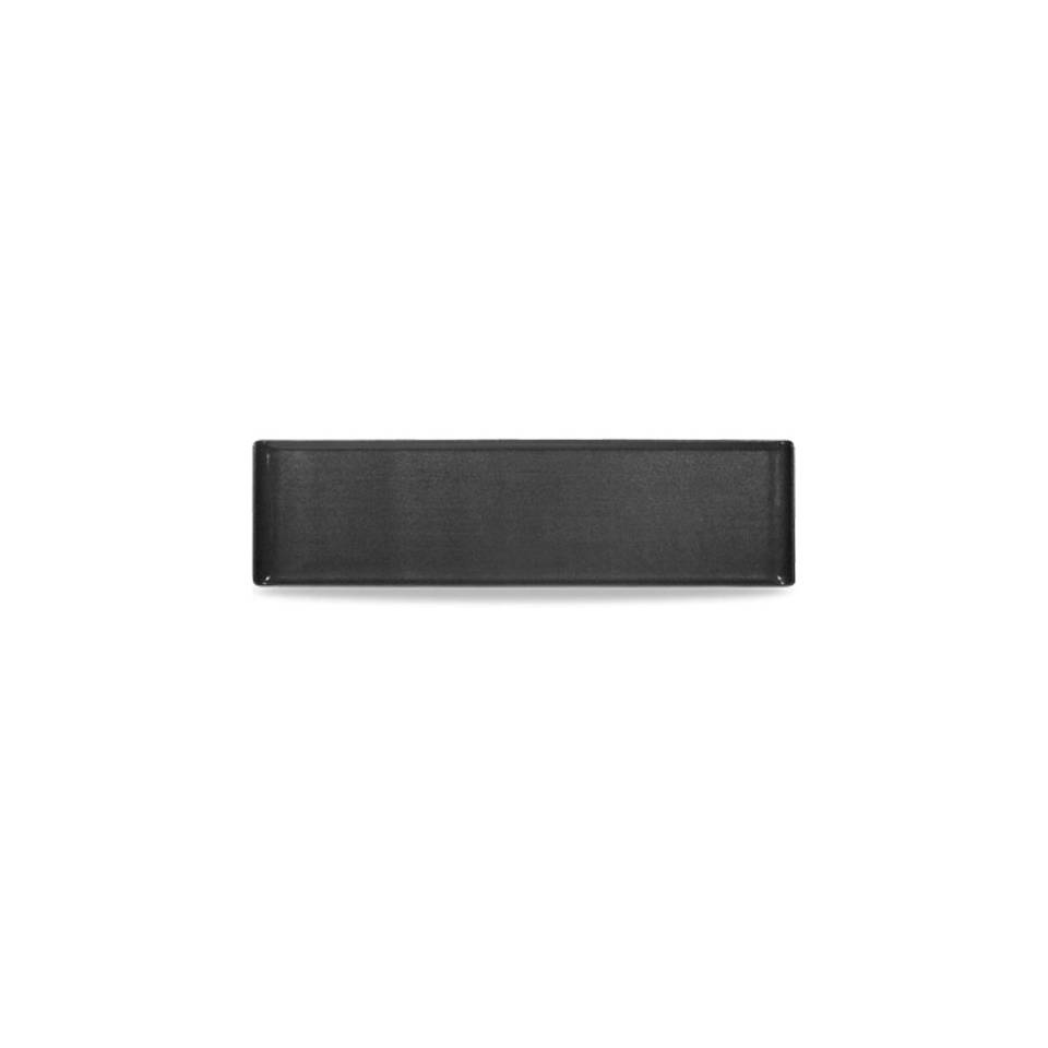 Vassoio Linea Buffet Churchill rettangolare in melamina nero cm 56x15,3