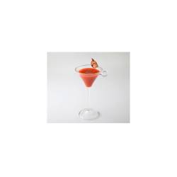 100% Chef glass Aperitif Cup with hole for spoon cl 11