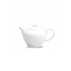 Churchill Alchemy white porcelain teapot 14.40 oz.