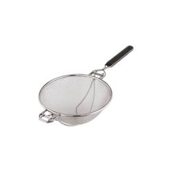 Stainless steel and abs reinforced colander 10.23 inch