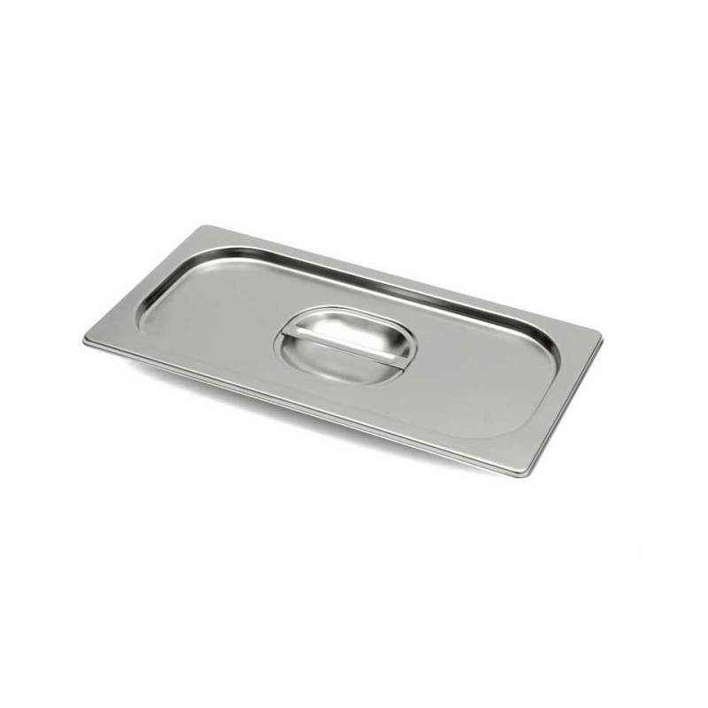 Coperchio gastro 1/3 in acciaio inox