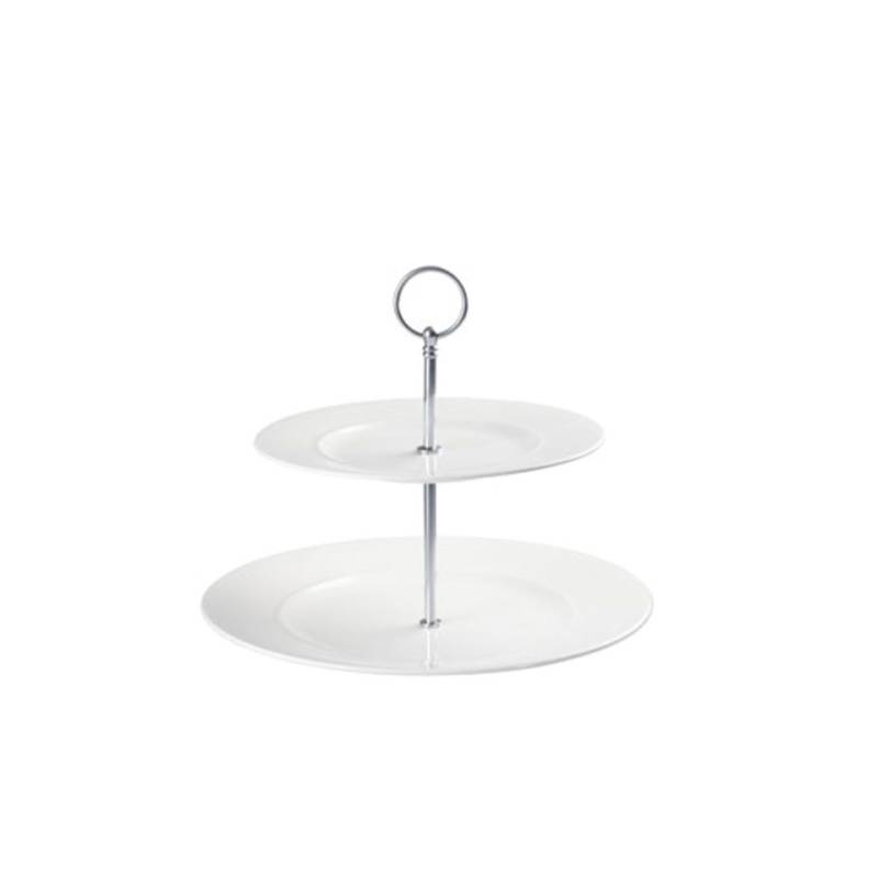 Ambience Churchill white porcelain riser 24 cm