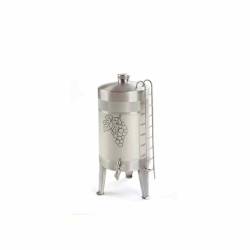 Dispenser vino liquori acciaio inox lt 2