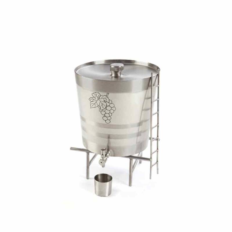 Dispenser vino liquori acciaio inox lt 5