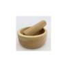 Mortar with pestle wood