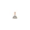 Molde cuadrado para raviolis de madera/aluminio 6,8 cm