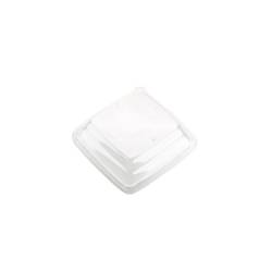 Disposable Pet lid for Duni container square cm 19.8 x 19.8