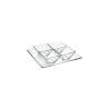 Antipasto Set, Aperitif Modì Becher 5 Stück Borgonovo transparentes Glas