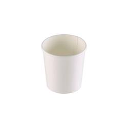 Soup Duni disposable takeaway cups in white cardboard cl 48.5
