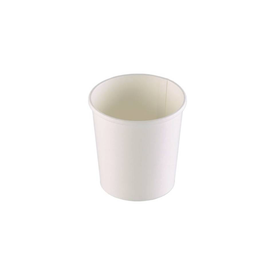 Coppette asporto monouso Soup Duni in cartone bianco cl 48,5