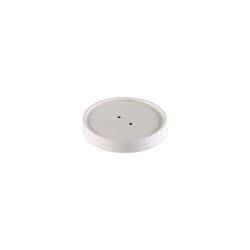 Disposable white cardboard lid for Duni cup cm 9.7
