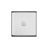 Portamenu' Fashion kroko Quadrato Dag Style pelle rigenerata 21x21cm bianco