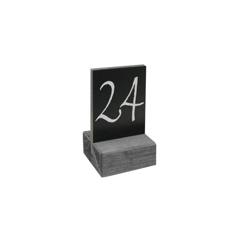 Segnaposto lavagna Dag style materiale plastico 5,5 x 6,5 cm nero