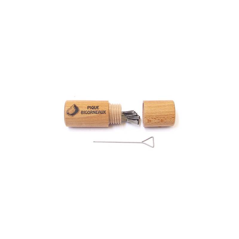 Sea snail sticks with steel container 8 cm