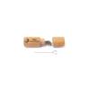 Stecchini per lumachine di mare con contenitore acciaio 8 cm