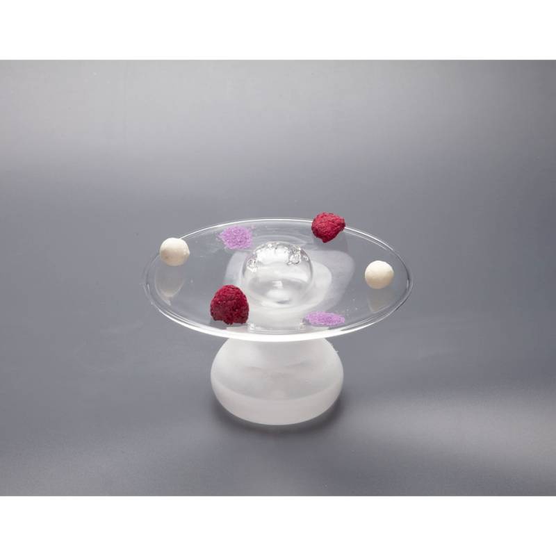 Ovni 100% Chef glass presentation tray 23 cm