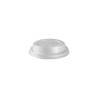 Disposable lid with slot for Duni CPLA tumbler 8 cm white