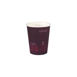 Bicchiere cappuccino Coffee Quick in carta marrone cl 35