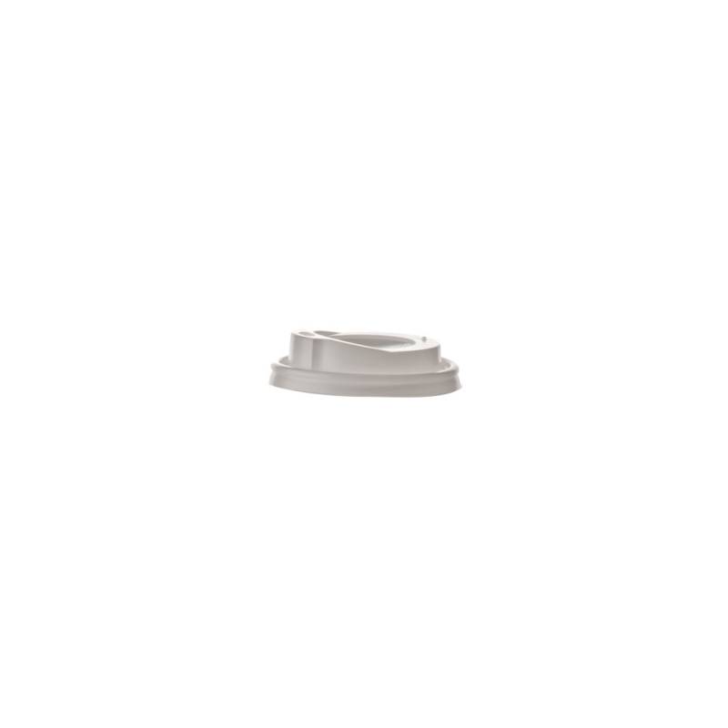 Couvercle jetable avec fente pour verre PS 355ml