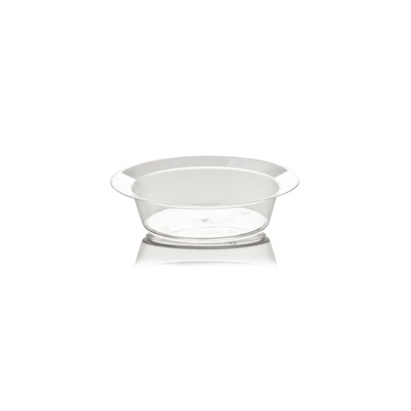 Transparente Einweg-Spaghetti-Schale aus Polystyrol 14 cm