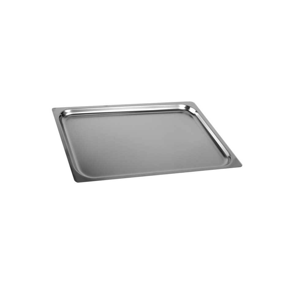 Teglia gastronorm 1/1 in acciaio inox cm 2