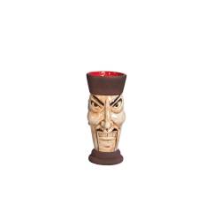 Tiki mug Fu Manchu ceramic 360ml beige/brown