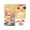 Plastic ravioli shape set of 4 pieces