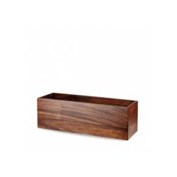 Buffet Wood Churchill rectangular stand/box in brown acacia wood cm 47x15x15