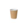 Bicchiere cappuccio monouso Triple wall Duni marrone chiaro 24 cl