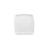 Linea X Squared Churchill white vitrified ceramic flat plate cm 26.8