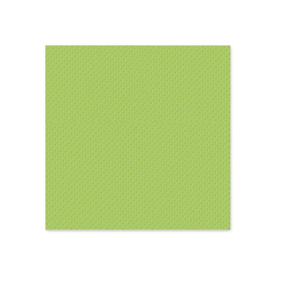 Cellulose napkins 2-ply 38 x 38 cm apple green with microstitched texture