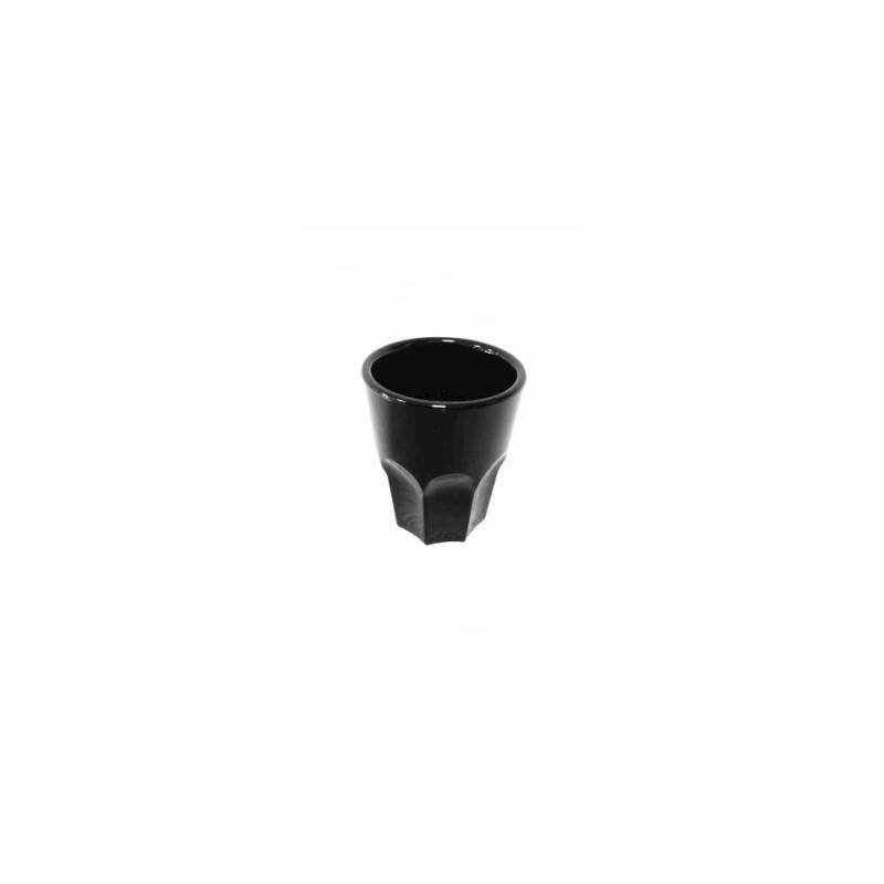 Black methacrylate shot glass cl 5