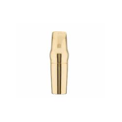 Shaker 2 pcs convex stainless steel gold color cl 70