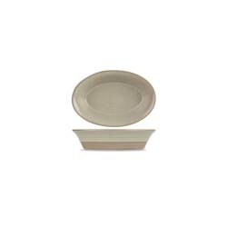 Igneous Churchill oval stoneware dish 18x12.2 cm