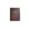 Porte-menu A4 en cuir froissé "Vini" Marron Cm 31,5×24