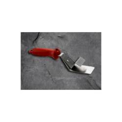 Stainless steel and red abs pan gripper 9.45 inch
