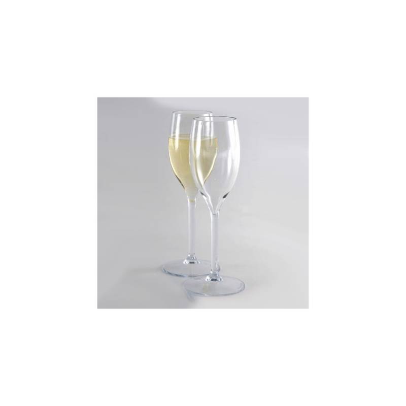 Flute Vip in policarbonato trasparente cl 24,5