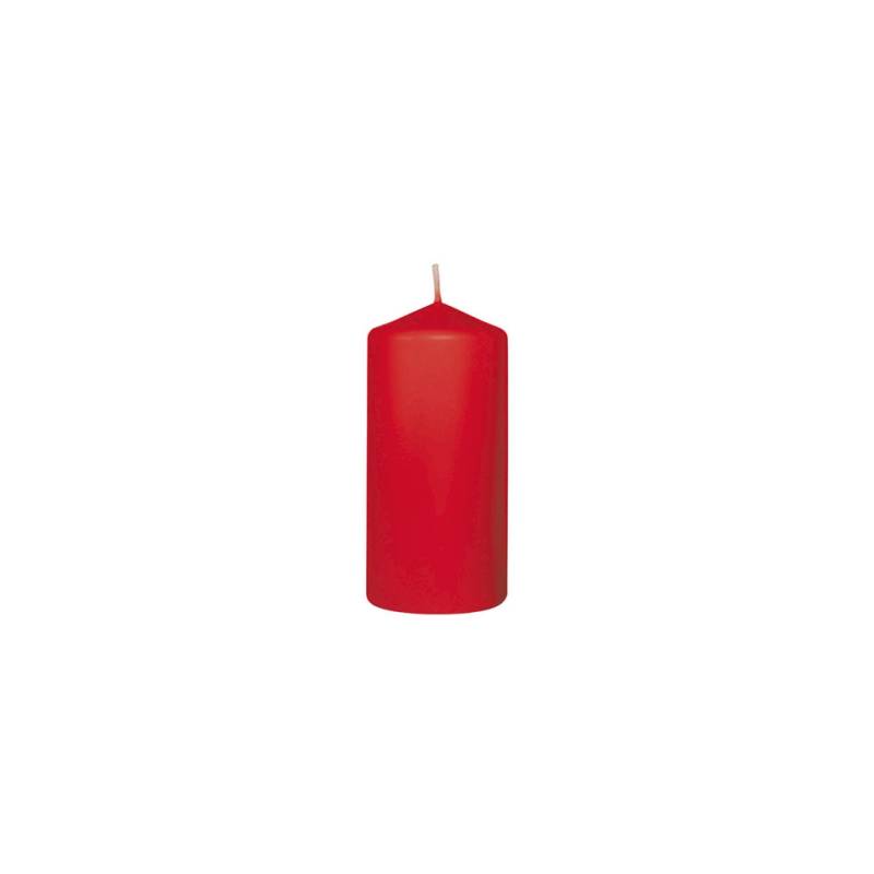 Candele Duni Pillar rosse 10 pezzi cm 10x5