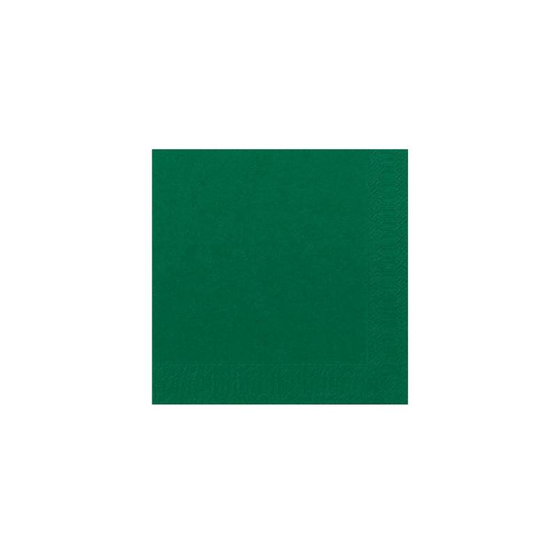 Tovagliolo Duni in cellulosa due veli cm 40 x 40 verde scuro