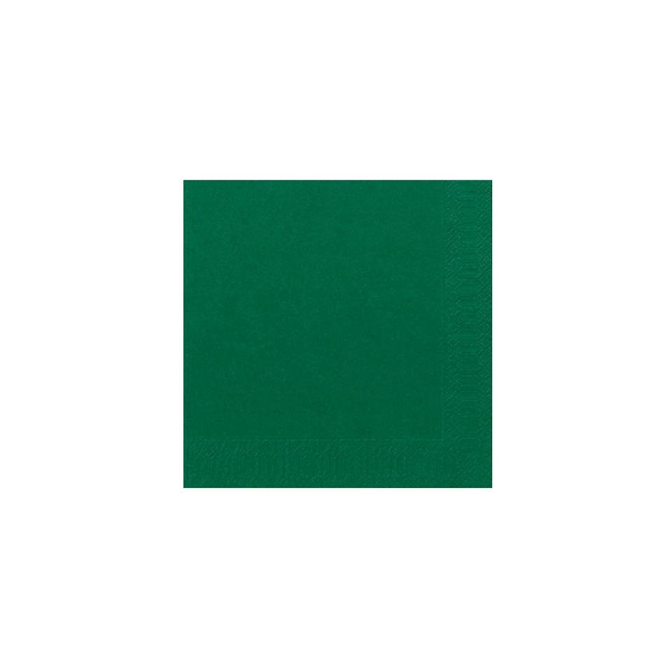 Duni cellulose two-ply napkin 40 x 40 cm dark green